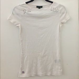White Ralph Lauren lace top
